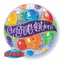 22 Inch Congratulations Bubble Balloon