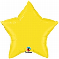 20 Inch Yellow Star Foil