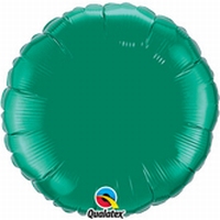 18 Inch  Emerald Green Round Foil