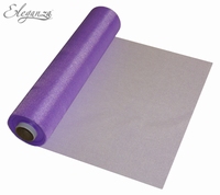Eleganza Soft Sheer Organza 29cm x 25m Purple