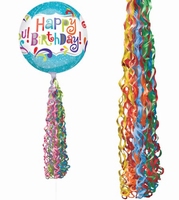 Primary Coloured Twirlz Balloon Tails