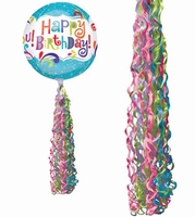 Jewel Tone Coloured Twirlz Balloon Tails
