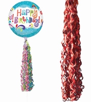 Red Coloured Twirlz Balloon Tails
