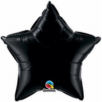 36 Inch Onyx Black Star Foil