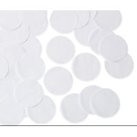 25mm WHITE Circular Tissue Confetti 100 gr