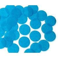 25mm TURQUOISE Circular Tissue Confetti 100 gr