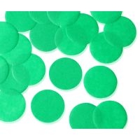 25mm GREEN Circular Tissue Confetti 100 gr