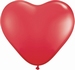 Q15 Inch Heart  Standard - Red 50pk 