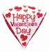 Happy Valentines Day Diamondz Foil Balloon 