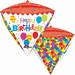 Happy Birthday Geometric Diamondz Foil Balloon 