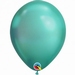 Q11 Inch Chrome Green Latex Balloons 100pk 
