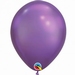 Q11 Inch Chrome Purple Latex Balloons 100pk 