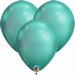  Q7 Inch Chrome Green Latex Balloons 100pk 